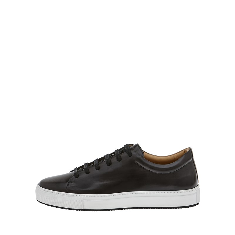 Black sneaker in calf vegetable leather, Classe Toscana, Calzaturificio ...