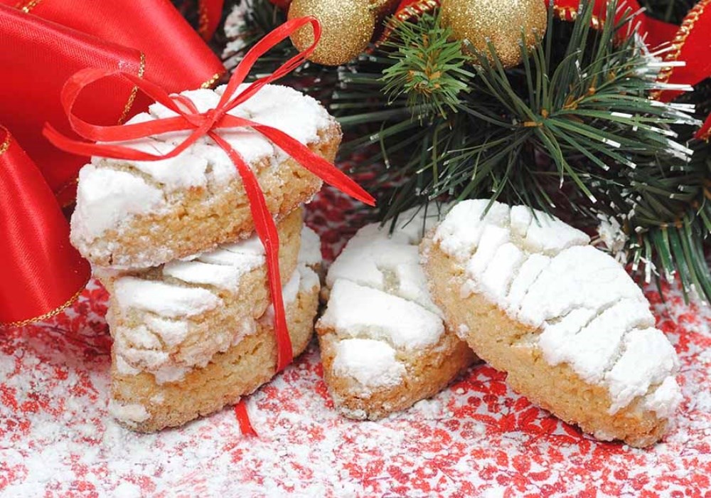 Panier Gourmand de Noël Sucré: Assortiment de Biscuits Italiens et  Cantuccini de Toscane
